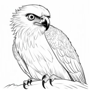 adler-auf-baum-malen-ausmalvorlage
