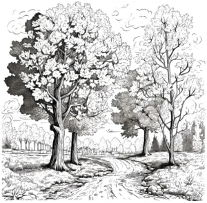 baeume-und-weg-in-der-natur