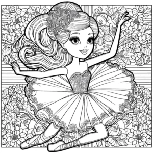 balletttaenzerin-im-blumenmuster-ausmalbild
