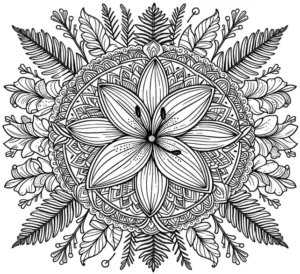 blume-mandala-ausmalvorlage-kreativ-gestalten