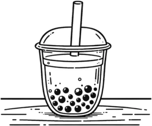 bubble-tea-malvorlage-ausmalbild