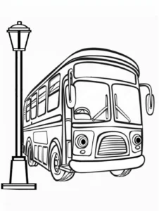 bus-mit-laterne-ausmalvorlage