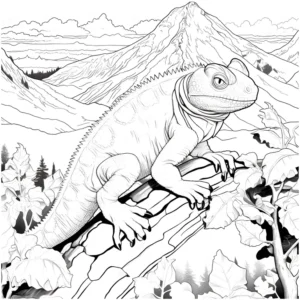 chamaeleon-in-berglandschaft-mit-pflanzen