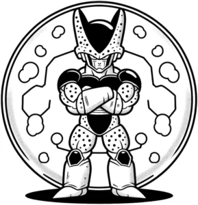comic-charakter-dynamisches-design-ausmalvorlage