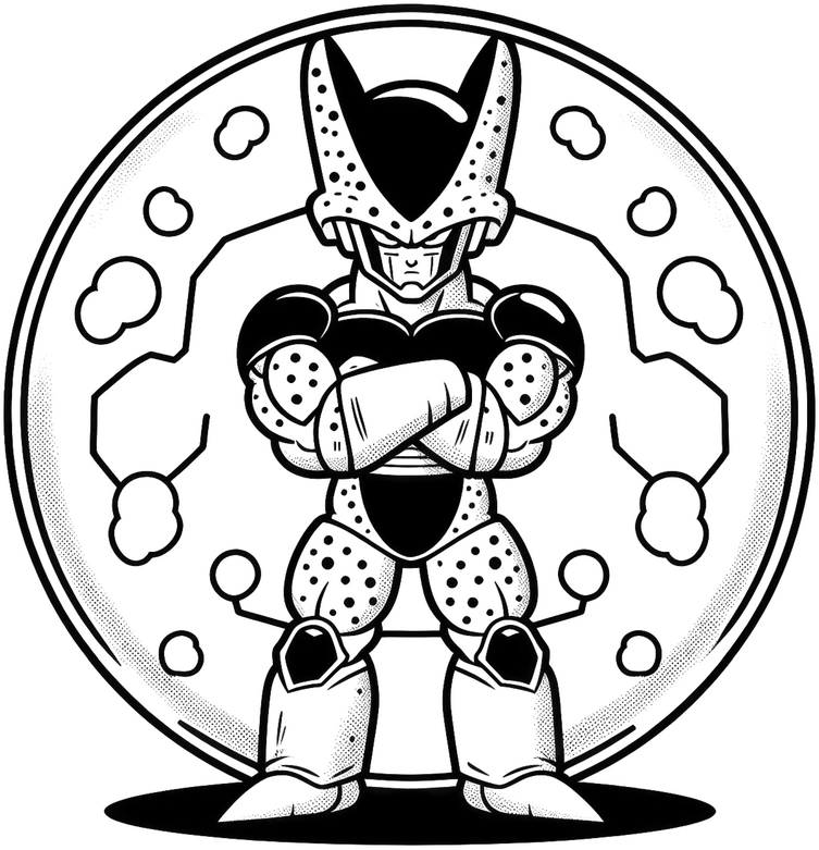 comic-charakter-dynamisches-design-ausmalvorlage