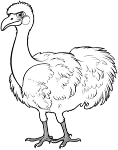 dodo-ausmalbild-kreativ-gestalten