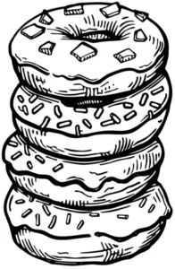 donuts-ausmalbild-fuer-kinder