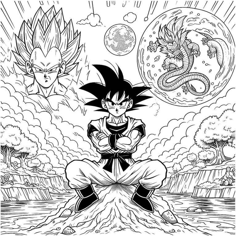 dragon-ball-goku-vegeta-drachen-abenteuer