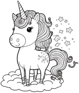 einhorn-auf-wolke-mit-sternen