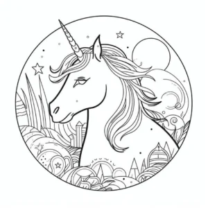 einhorn-im-kreis-mit-fantastischen-landschaften
