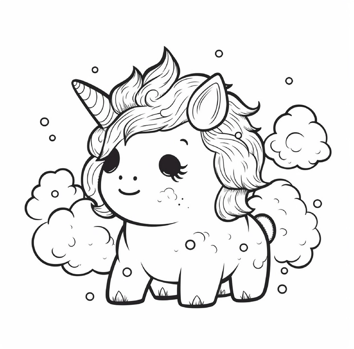 einhorn-in-den-wolken-mit-fluffigen-details