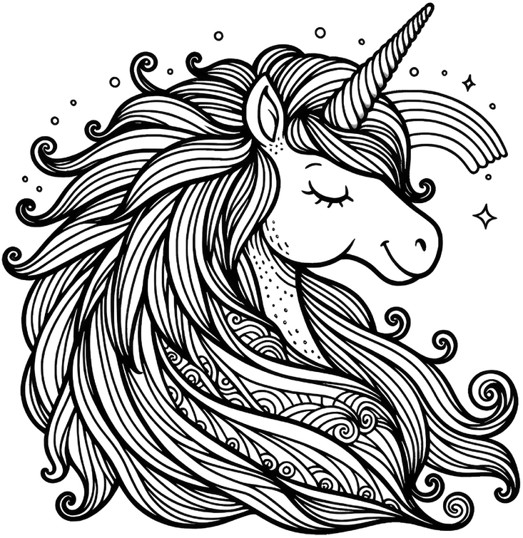 einhorn-malen-kreativ-ausmalvorlage