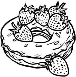 erdbeer-donut-mit-streuseln