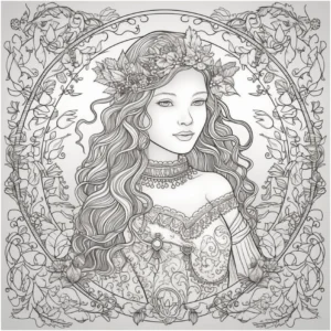 fantasievolle-prinzessin-mit-blumenkranz