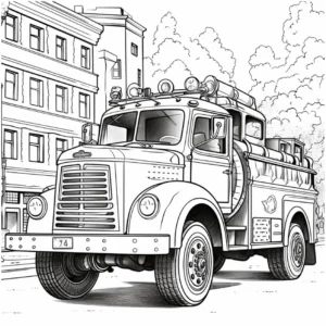 feuerwehrfahrzeug-ausmalvorlage