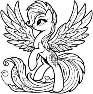 fliegendes-pony-mit-fluegel-und-welle
