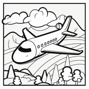 flugzeug-ueber-bergen-und-baeumen