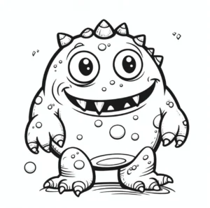 fröhliches-monster-mit-blasen