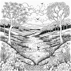 fruehlingslandschaft-mit-fluss-und-baeumen