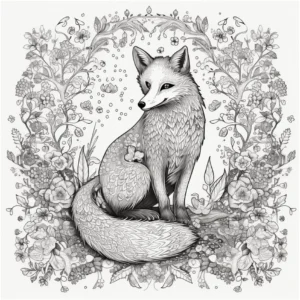 fuchs-blumen-malen-vorlage