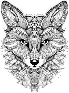 fuchs-mandala-ausmalvorlage