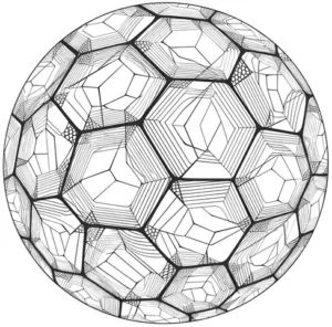 fussball-malvorlage-geometrisches-muster
