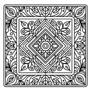 geometrische-florale-malvorlage-zum-ausmalen