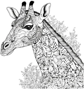 giraffe-mit-floralen-mustern-und-kreativen-elementen