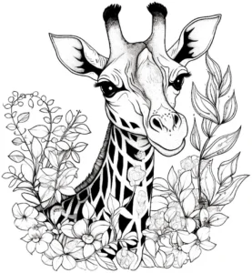 giraffe-umgeben-von-blumen