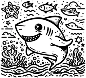 hai-in-unterwasserwelt-mit-fischen