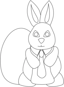 hase-im-anzug-mit-krawatte-und-ei