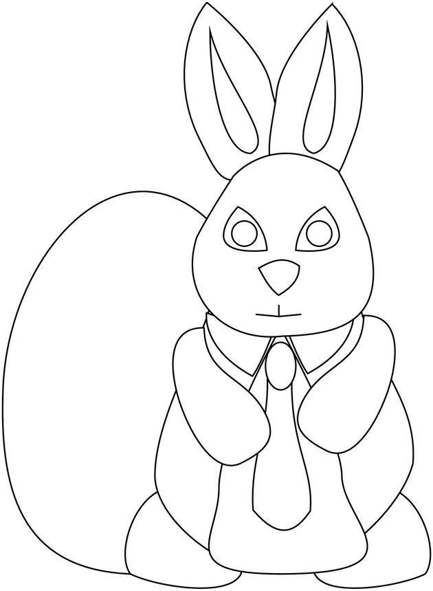 hase-im-anzug-mit-krawatte-und-ei