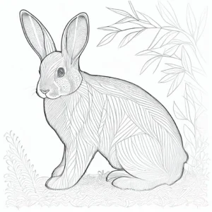 hase-natur-ausmalvorlage