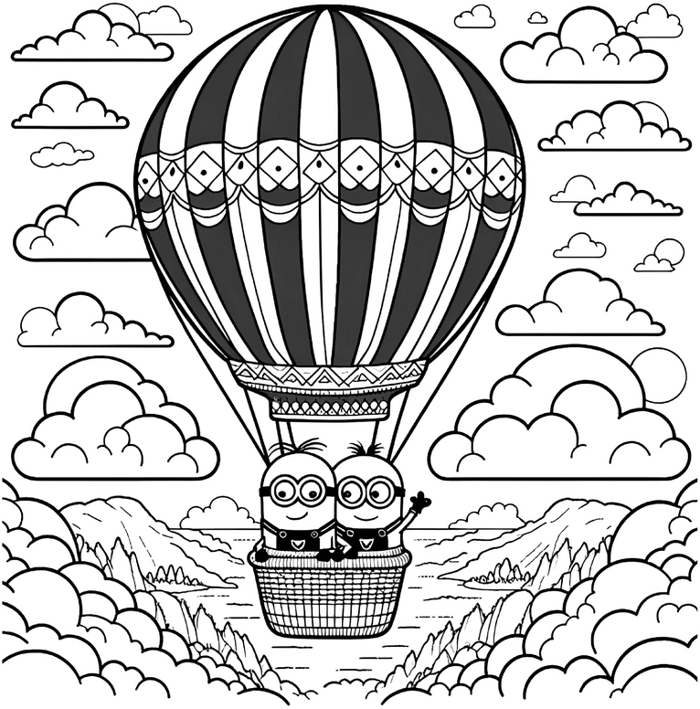 heissluftballon-minions-ausmalvorlage-kreativ
