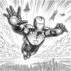 iron-man-ausmalvorlage-mit-flugzeugen