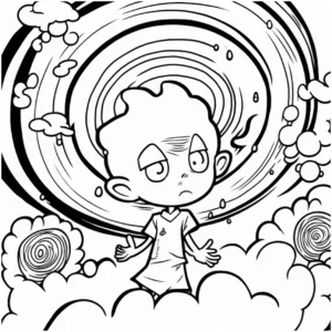 junge-in-wirbelwolken-malen