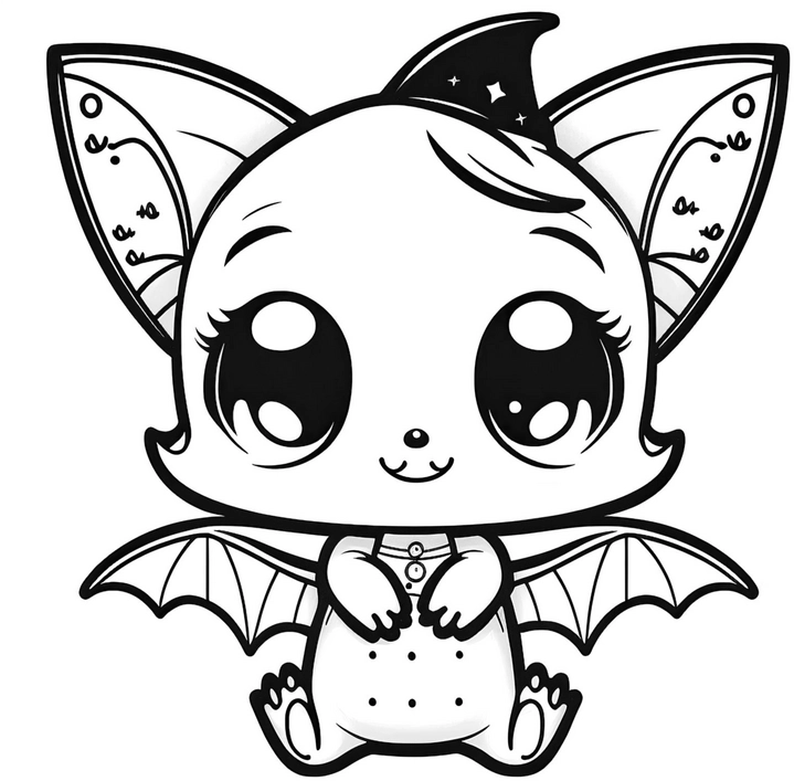 kawaii-bat-baby-mit-zauberhut-und-fluegel