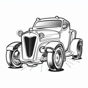 klassisches-auto-malvorlage