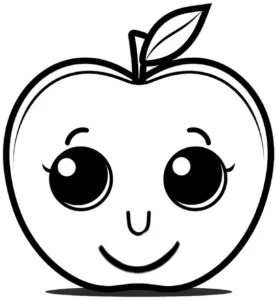 laechelnder-apfel-mit-augen-blatt