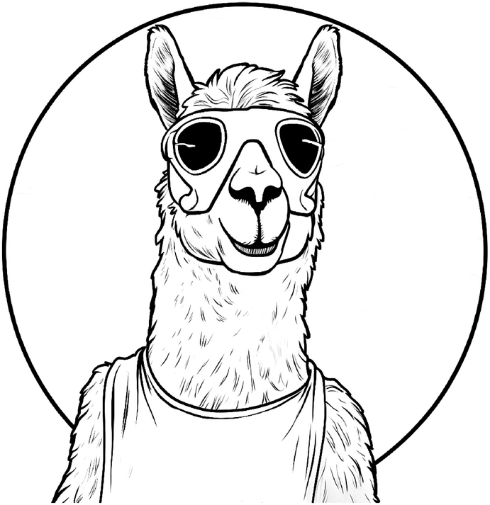 lama-mit-sonnenbrillen-und-shirt