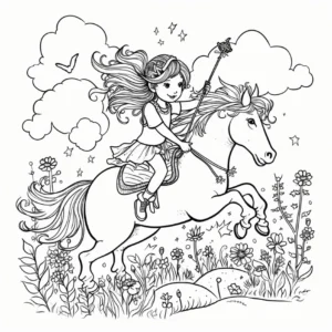 maedchen-auf-einhorn-reitet-in-bunter-blumenwelt