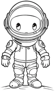 malvorlage-astronaut-weltall-kreative-ausmalideen