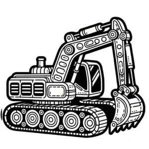 malvorlage-bagger-zum-ausmalen