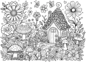 malvorlage-blumen-und-garten-haus