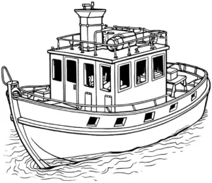 malvorlage-boot-inspiration-fuer-kinder