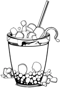 malvorlage-bubble-tea-tapiokaperlen-marshmallows