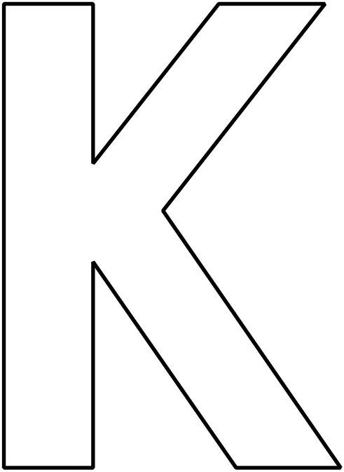 malvorlage-buchstabe-k-ausmalen