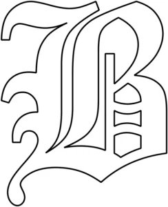 malvorlage-buchstabe-mit-verzierungen