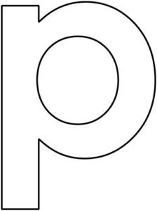 malvorlage-buchstabe-p-ausmalen