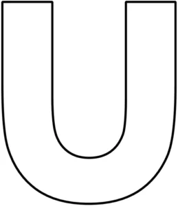 malvorlage-buchstabe-u-ausmalen
